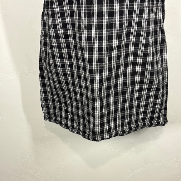 Hollister Black and White Plaid Dress size medium - Picture 4 of 10